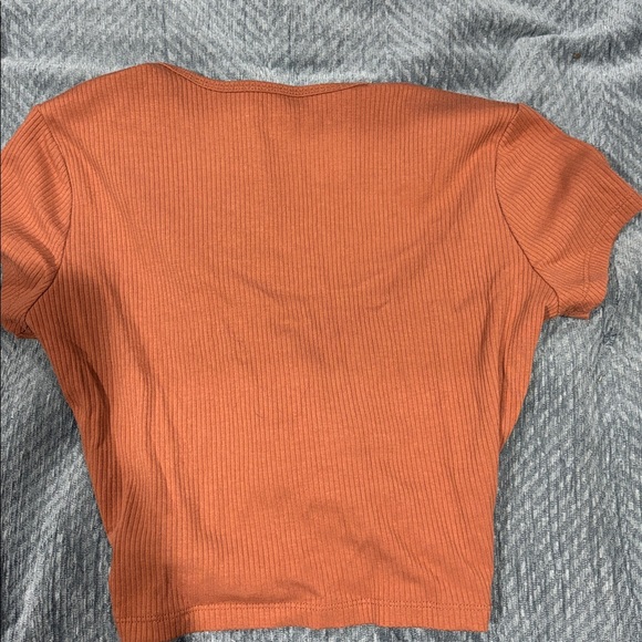 Aeropostale Rust Ribbed Top - Picture 3 of 3